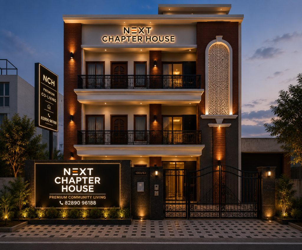 Premium PG near Amity University Sector 83 Mohali - Next Chapter House exterior